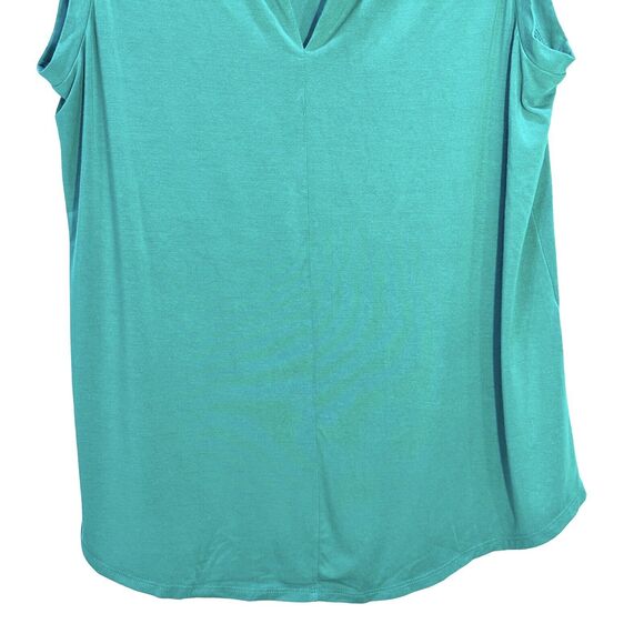 Swing Control Bamboo Sleeveless V-Neck Golf Jelly Bean Green Shirt Size S/P - Picture 3 of 11